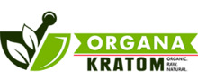 Organa Kratom brand logo for reviews of diet & health products