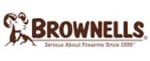 Brownells brand logo for reviews of online shopping for Firearms products