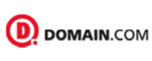 Domain.com brand logo for reviews 