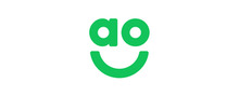 AO brand logo for reviews of online shopping products