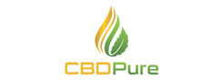 CBD Pure brand logo for reviews of diet & health products
