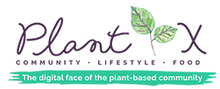 Plant X brand logo for reviews of food and drink products