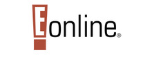 E online brand logo for reviews of mobile phones and telecom products or services