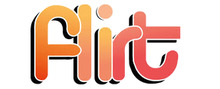 Flirt brand logo for reviews of dating websites and services