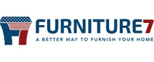 Furniture7 brand logo for reviews of online shopping for Home and Garden products