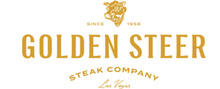 Golden Steer Steak brand logo for reviews of food and drink products