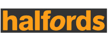 Halfords brand logo for reviews of car rental and other services