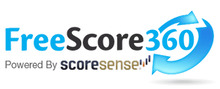 FreeScore360 brand logo for reviews of financial products and services