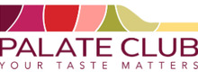 Palate Club brand logo for reviews of food and drink products