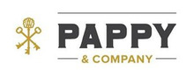 Pappy brand logo for reviews of food and drink products