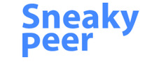Sneakypeer brand logo for reviews of financial products and services
