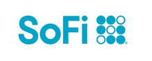 Sofi brand logo for reviews of financial products and services