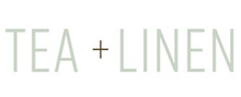 Tea + Linen brand logo for reviews of online shopping for Home and Garden products