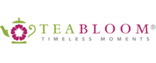Teabloom brand logo for reviews of food and drink products
