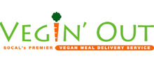 Vegin' Out brand logo for reviews of food and drink products