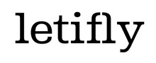 Letifly brand logo for reviews of online shopping for Home and Garden products