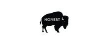 The Honest Bison brand logo for reviews of food and drink products