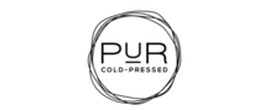 PUR Cold Pressed Juice brand logo for reviews of food and drink products