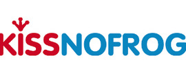 Kissnofrog.com brand logo for reviews of dating websites and services