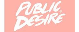 Public Desire brand logo for reviews of online shopping for Fashion products