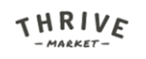 Thrive Market brand logo for reviews of food and drink products