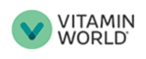 Vitamin World brand logo for reviews of food and drink products