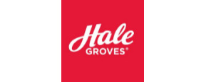 Hale Groves brand logo for reviews of food and drink products