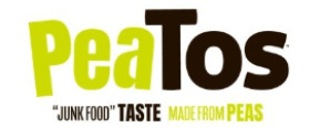 PeaTos brand logo for reviews of food and drink products