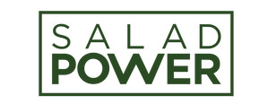 SaladPower brand logo for reviews of food and drink products