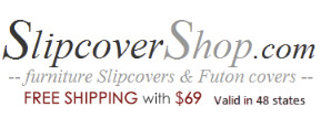 SlipCoverShop brand logo for reviews of online shopping for Home and Garden products