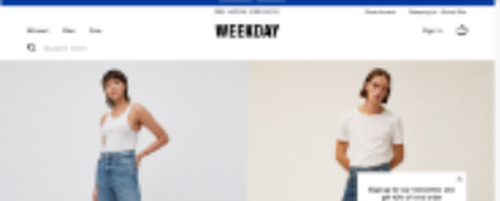 weekday clothes review