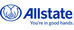 Allstate brand logo for reviews of insurance providers, products and services